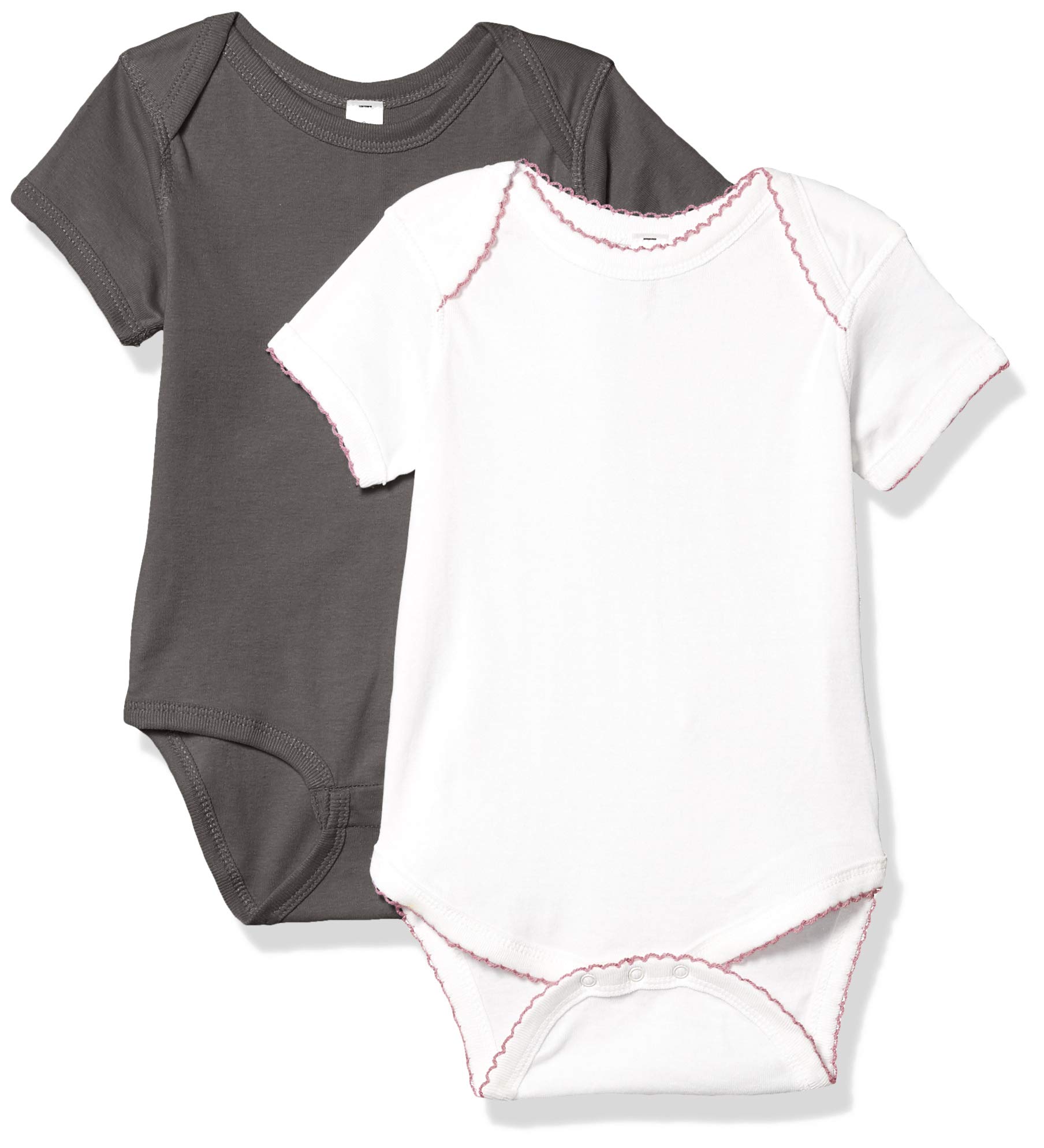 Marky G Apparel Baby Girls' Ribbed Bodysuit - Soft Cotton Onesie for Newborns & Infants | Perfect for Playtime, Family Photos & Everyday Comfort
