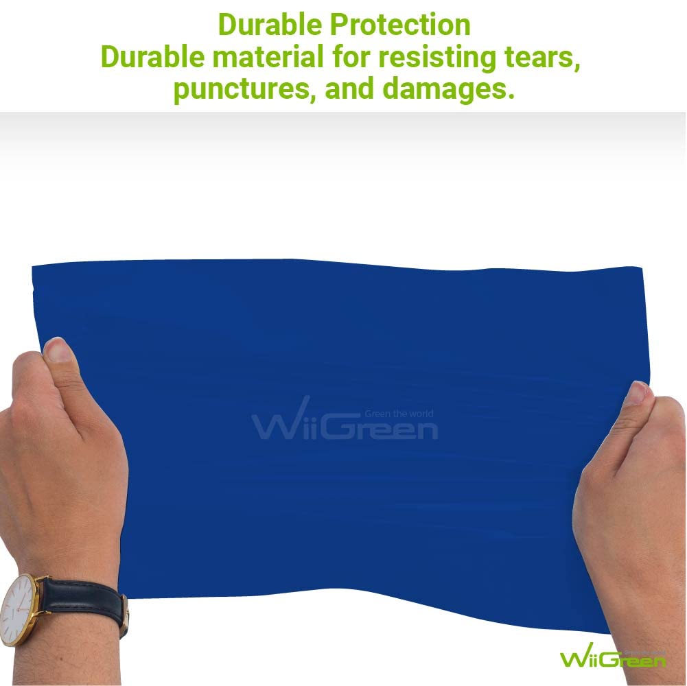 50 PCS 14.5x19 inch Biodegradable Poly Mailers - Compostable Shipping Envelopes | Eco-Friendly Mailing Bags for Ecommerce, Blue/Navy | Perfect for Online Stores, Subscription Boxes & Sustainable Packaging