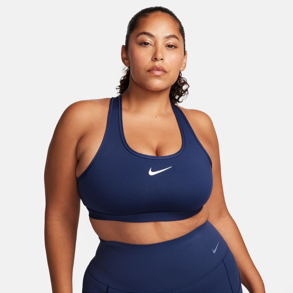 Nike Women's Swoosh Medium Support Sports Bra - Comfortable Workout & Yoga Top for Running, Gym & Active Lifestyle