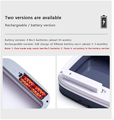 Smart Sensor Trash Can - Automatic Motion Sensor Garbage Bin for Kitchen, Bathroom & Office - Waterproof, Narrow Seam Design with Hands-Free Operation - Ideal for Modern Homes, Small Spaces & Smart Living