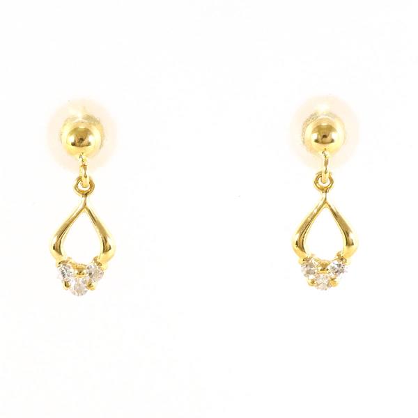 18K Yellow Gold Diamond Stud Earrings for Women - Elegant & Timeless Jewelry Gift for Weddings, Anniversaries, and Special Occasions
