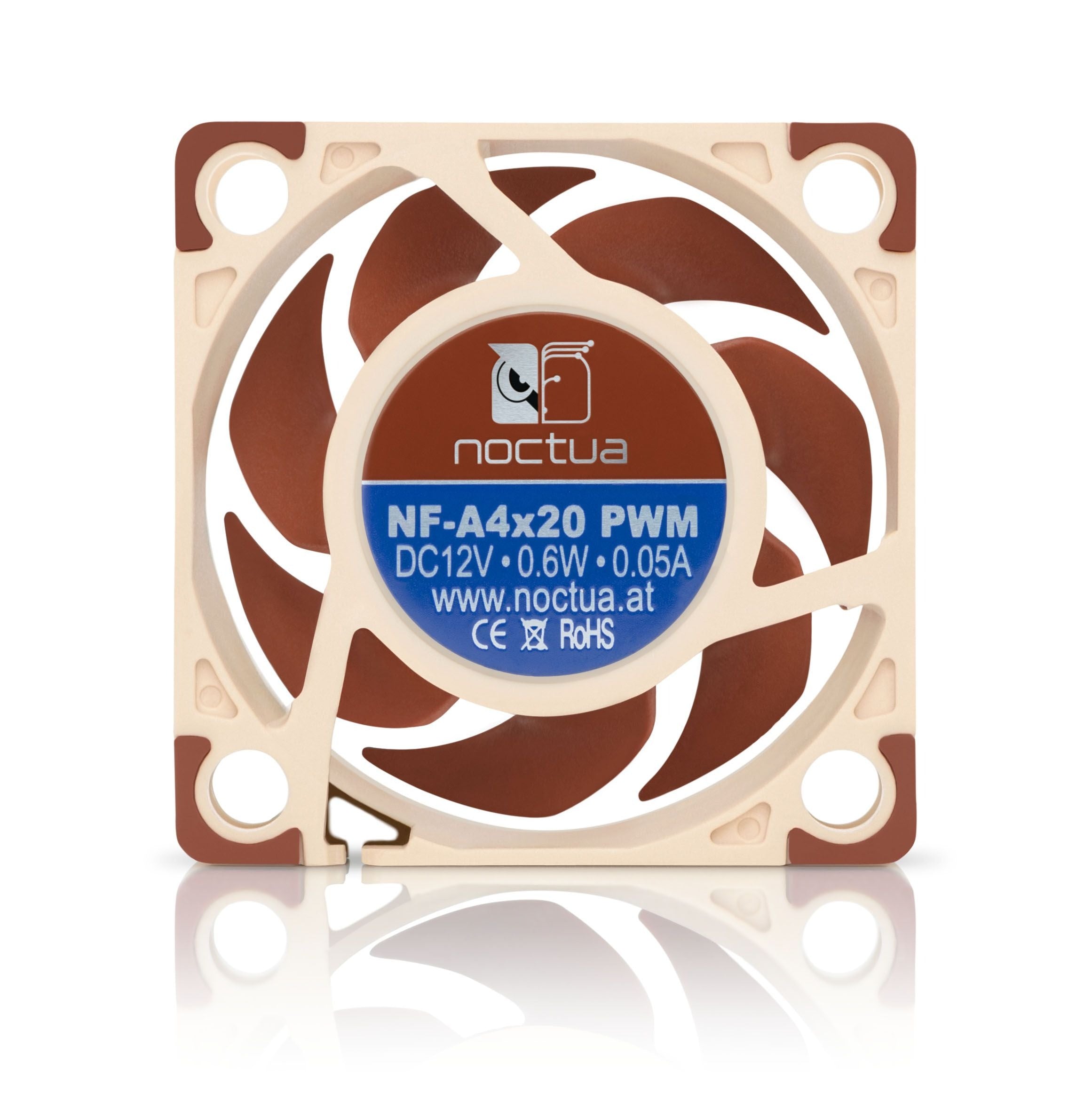 Noctua NF-A4x20 PWM Premium Quiet Cooling Fan 40x40x20mm - High-Performance PC Case & CPU Cooler for Gaming, Workstations, and Home Theater PCs
