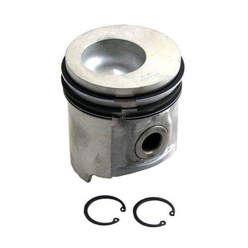 New Holland HW300 TS80 TS90 6640 8240 8260 8340 & Ford 304 456 Tractor Piston and Ring Set - Standard Single Cylinder Replacement Parts (Fits Part Numbers 87802372, 87801071, F2NN6K100MB, 87800443, 87800536, F2NN6K100MA) - Ideal for Engine Rebuilds and Tractor Maintenance