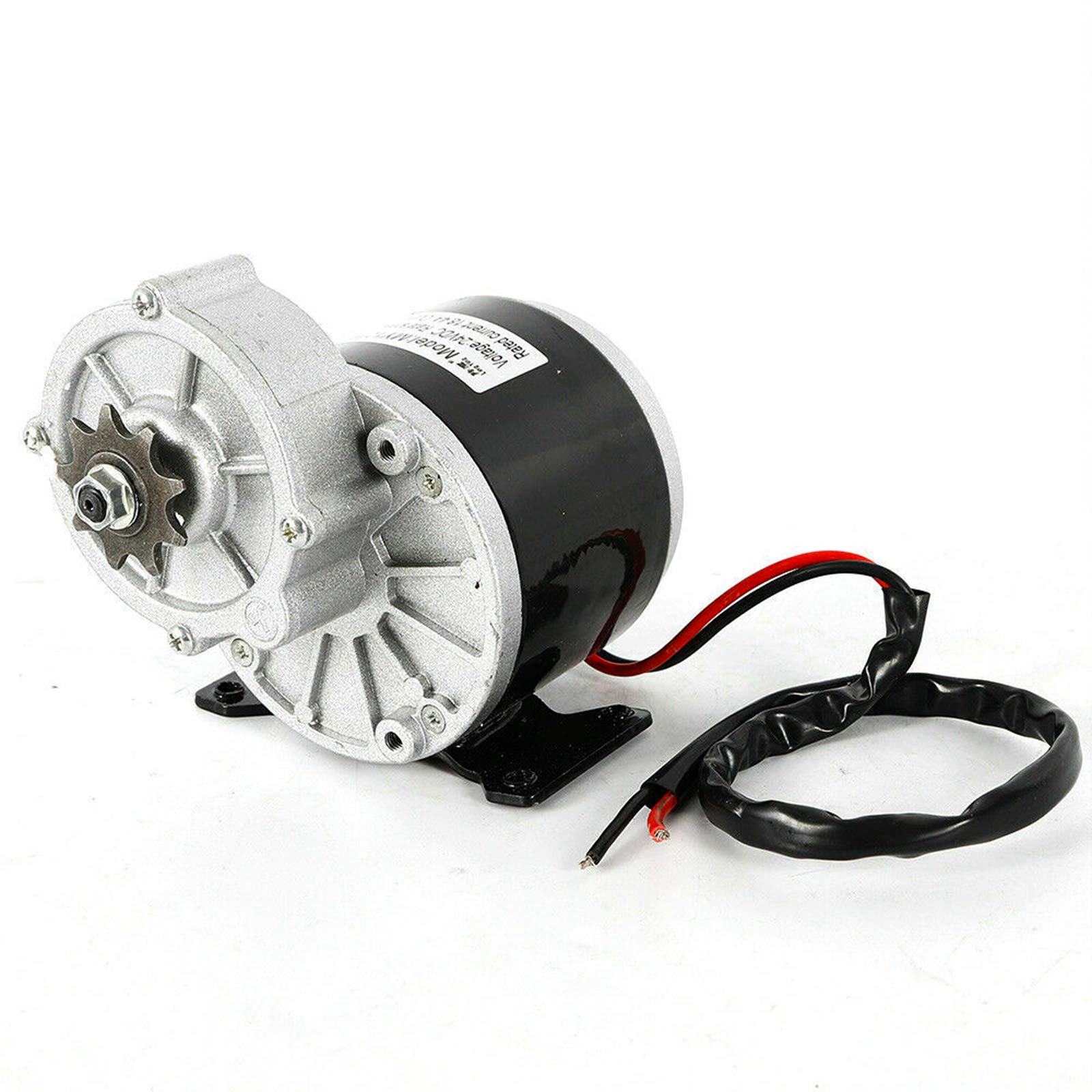 350W 24V DC Geared Motor for Electric Bicycle & Scooter - TBVECHI High Torque Brushed Gear Reduction Motor (Perfect for E-Bike Conversion Kits, DIY Scooters & Power Wheels)