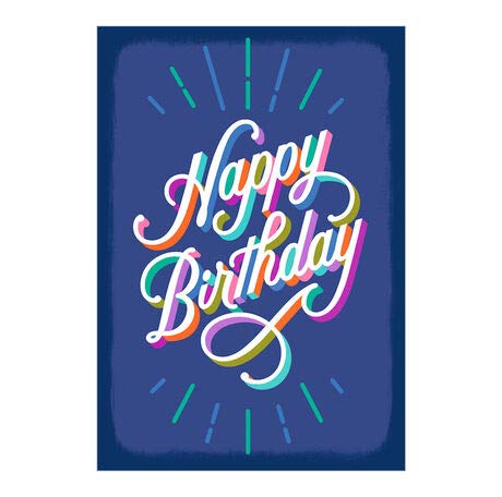 Hallmark Business Birthday Cards for Customers - Bulk Pack of 100 Multicolor Greeting Cards on Blue Background | Perfect for Client Appreciation & Corporate Gifting