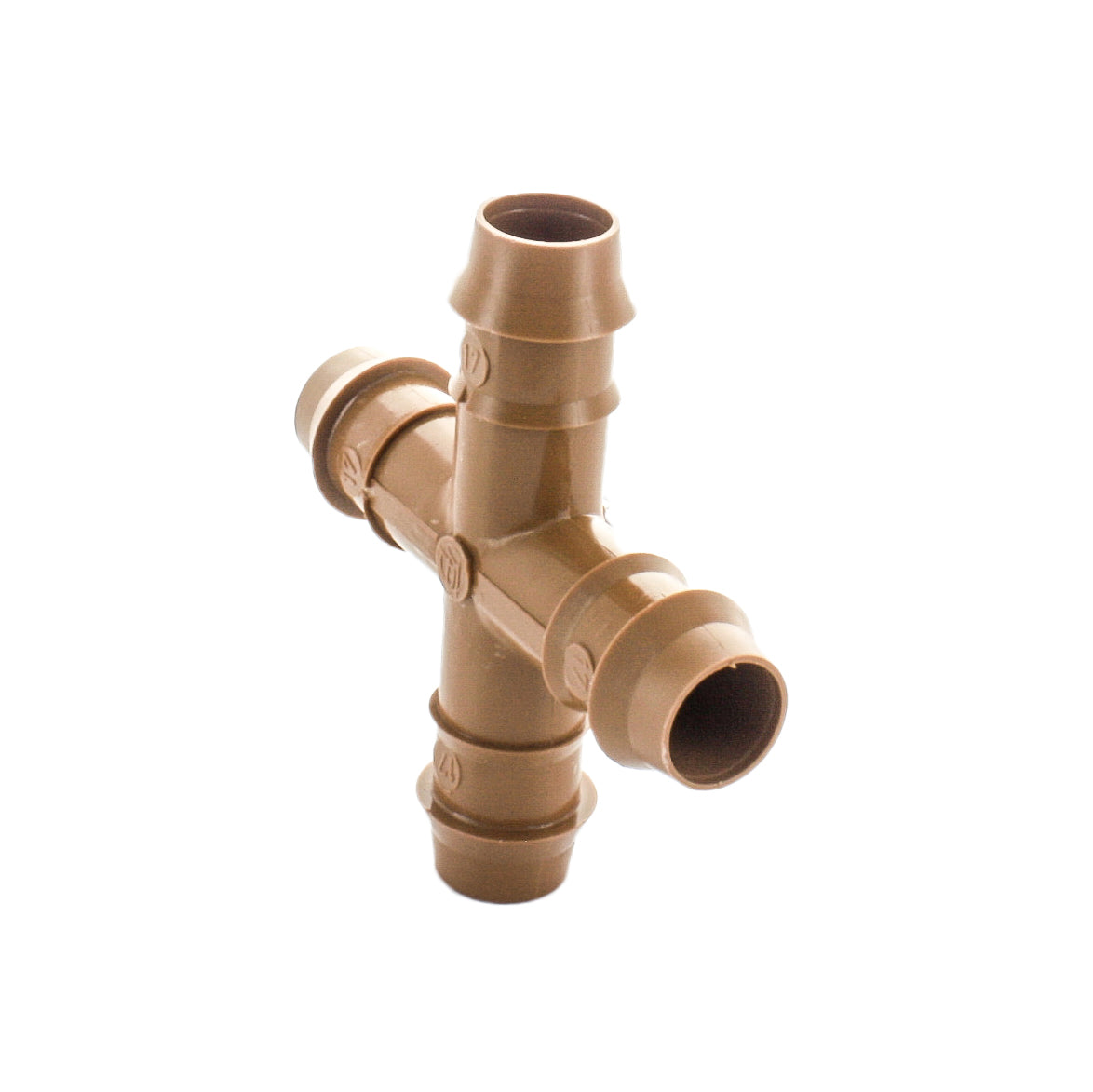 Netafim TLCROS Cross Fitting 17mm - Durable Drip Irrigation Connector for Efficient Watering in Gardens, Farms & Greenhouses