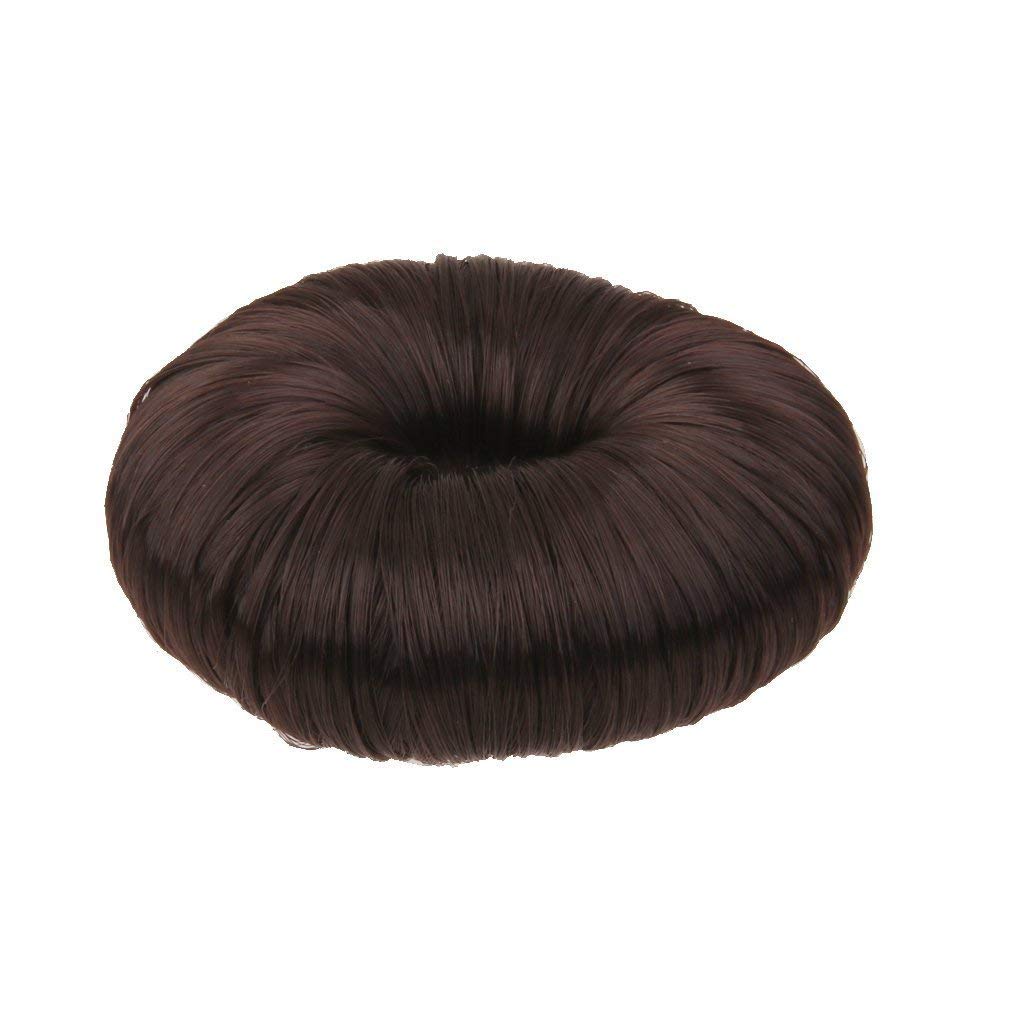 Shivarth Hair Bun Maker - Fashionable Polyester Hair Doughnut for Women & Girls (2-Pack, Black) | Perfect for Updos, Ponytails & Everyday Hairstyles