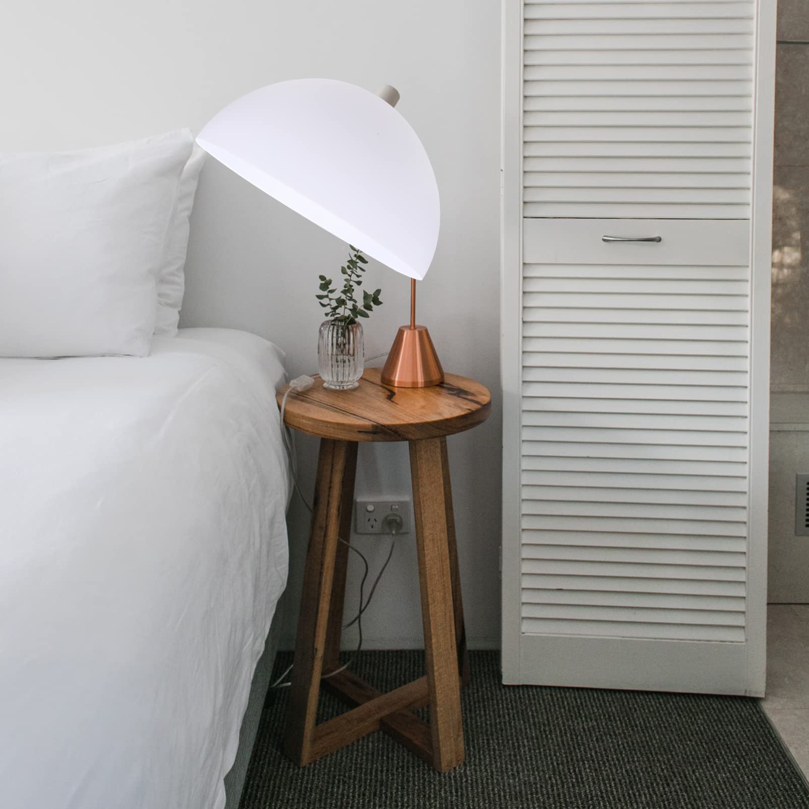 OSALADI 2-Pack Durable Plastic Mushroom Dome Lamp Shades - Ceiling, Floor & Wall Light Fixture Covers - Easy Installation (2 Sets) - Perfect for Living Room, Bedroom & Office Lighting Decor