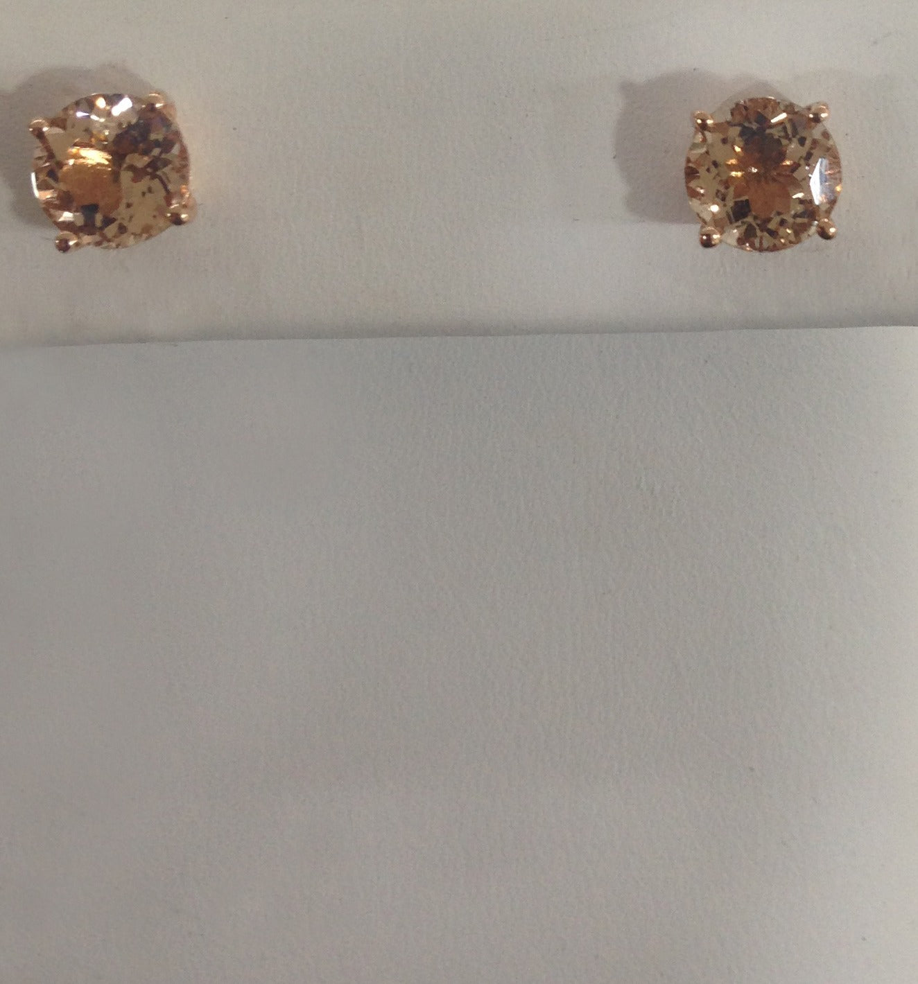 14K Rose Gold Morganite Stud Earrings for Women - Dainty Pink Gemstone Jewelry Gift for Her - Perfect for Weddings, Anniversaries & Special Occasions