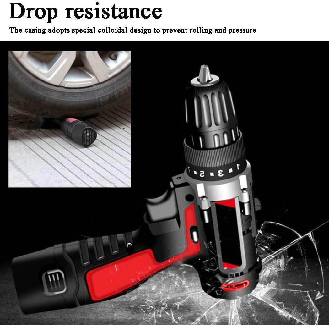 Rechargeable Cordless Electric Screwdriver Kit with Lithium-Ion Battery & Storage Case - Powerful Hand Drill for Home DIY, Furniture Assembly, and Repair Projects