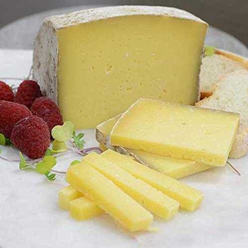 Premium Raw Cow Milk Cheese - Corner Stone Artisanal Cheese (4 lbs Cut Portion) | Perfect for Charcuterie Boards, Gourmet Sandwiches & Wine Pairings