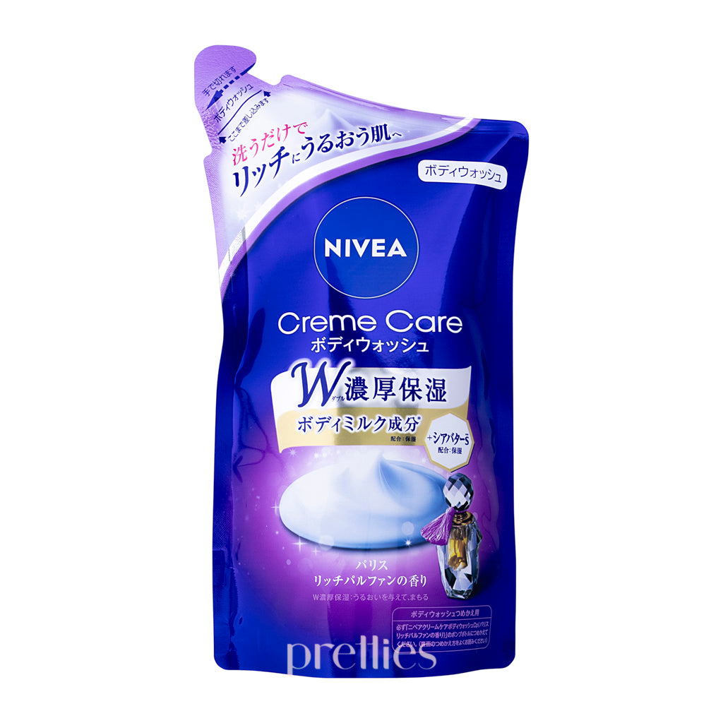 Nivea Creme Care Perfumed Body Wash Refill 360ml (307279) - Moisturizing Shower Gel for Dry Skin, Daily Hydration & Relaxation