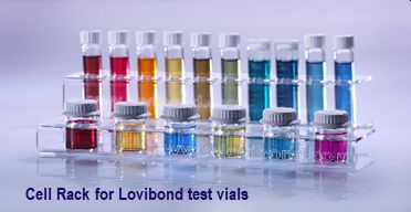 Lovibond 6-Cell Test Tube Rack for 24mm Standard Cells - Perfect for Water Quality Testing, Brewing & Laboratory Experiments