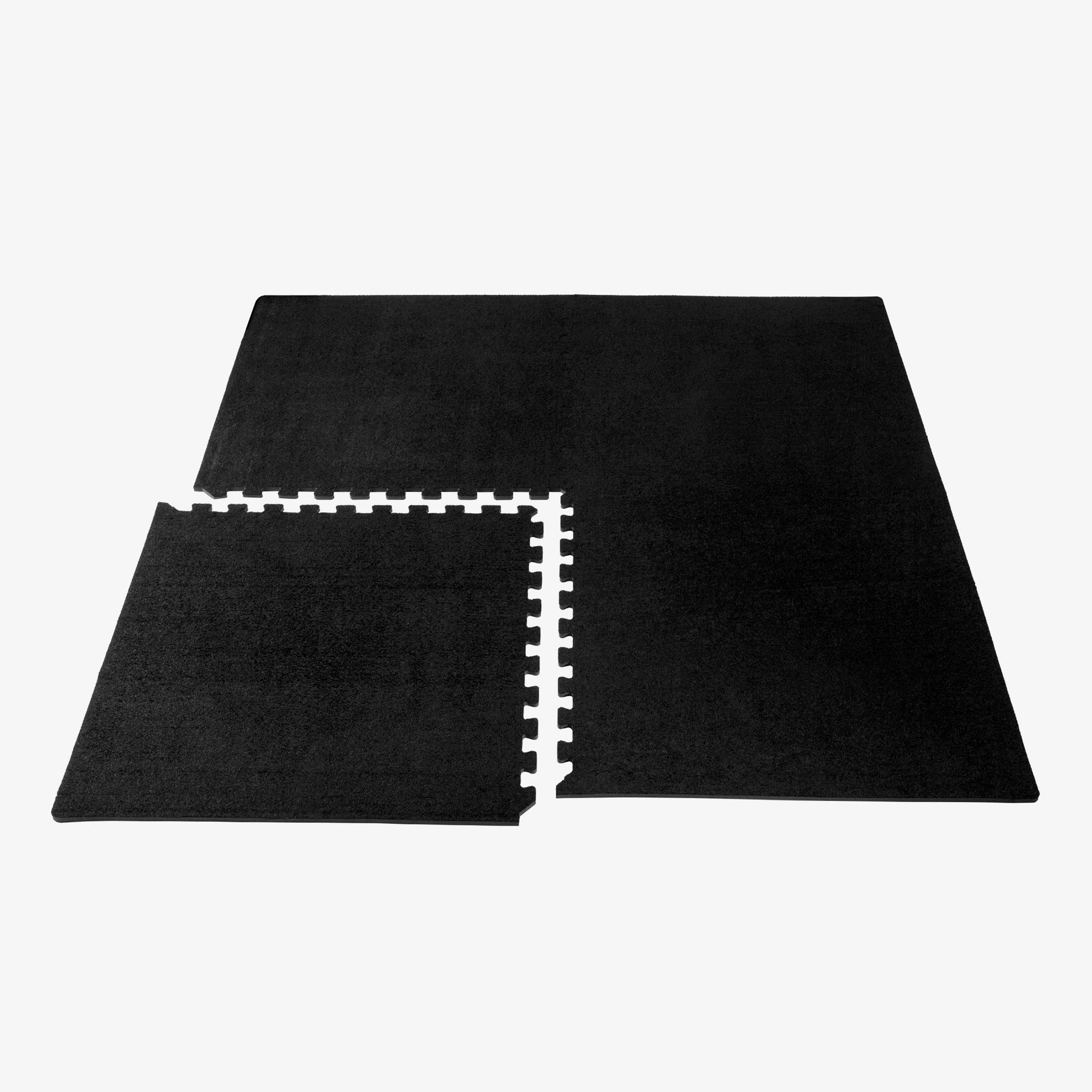 3/8 Inch Thick Interlocking Foam Carpet Tiles - Durable Anti-Fatigue Floor Mats for Home, Office & Classroom - Soft Support for Standing Desks, Play Areas & Workspaces