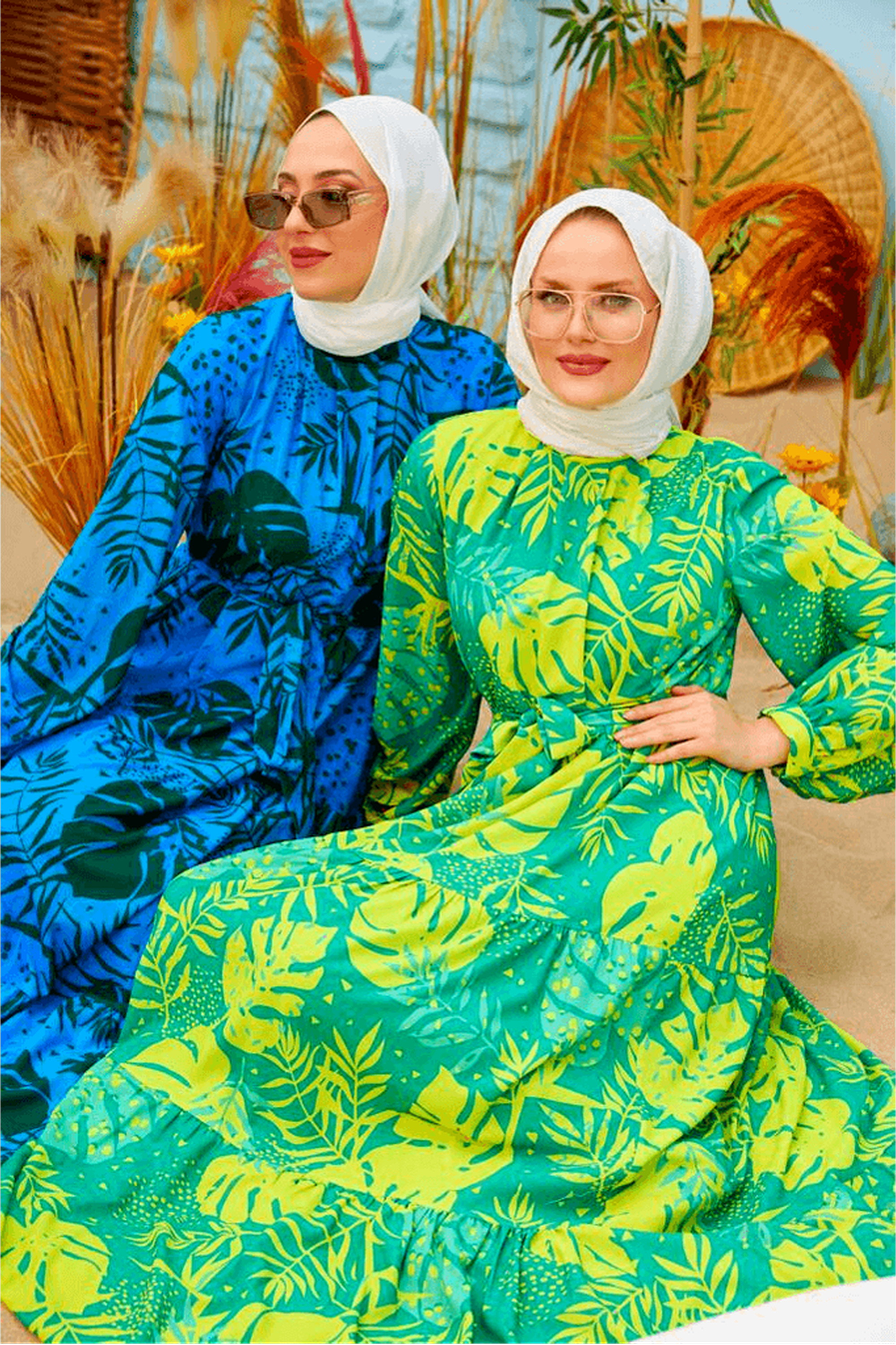 Maui Lime Green Maxi Dress with Detailed Side Design & Long Sleeves | Flowy Summer Beach Dress for Women | Perfect for Vacations, Weddings & Boho Outfits