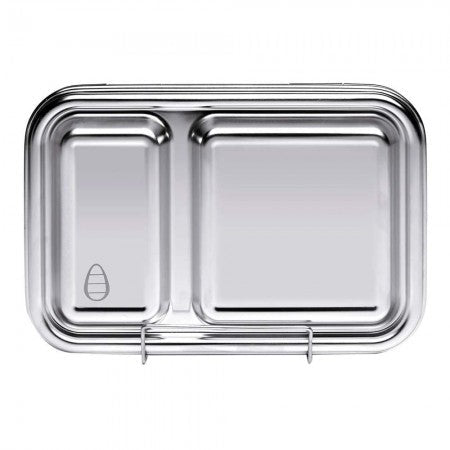 EcoCocoon Stainless Steel Leakproof Bento Lunch Box - 2 Compartment Food Container for Adults & Kids - Perfect for School, Office, Picnics & Meal Prep (Grape Color)