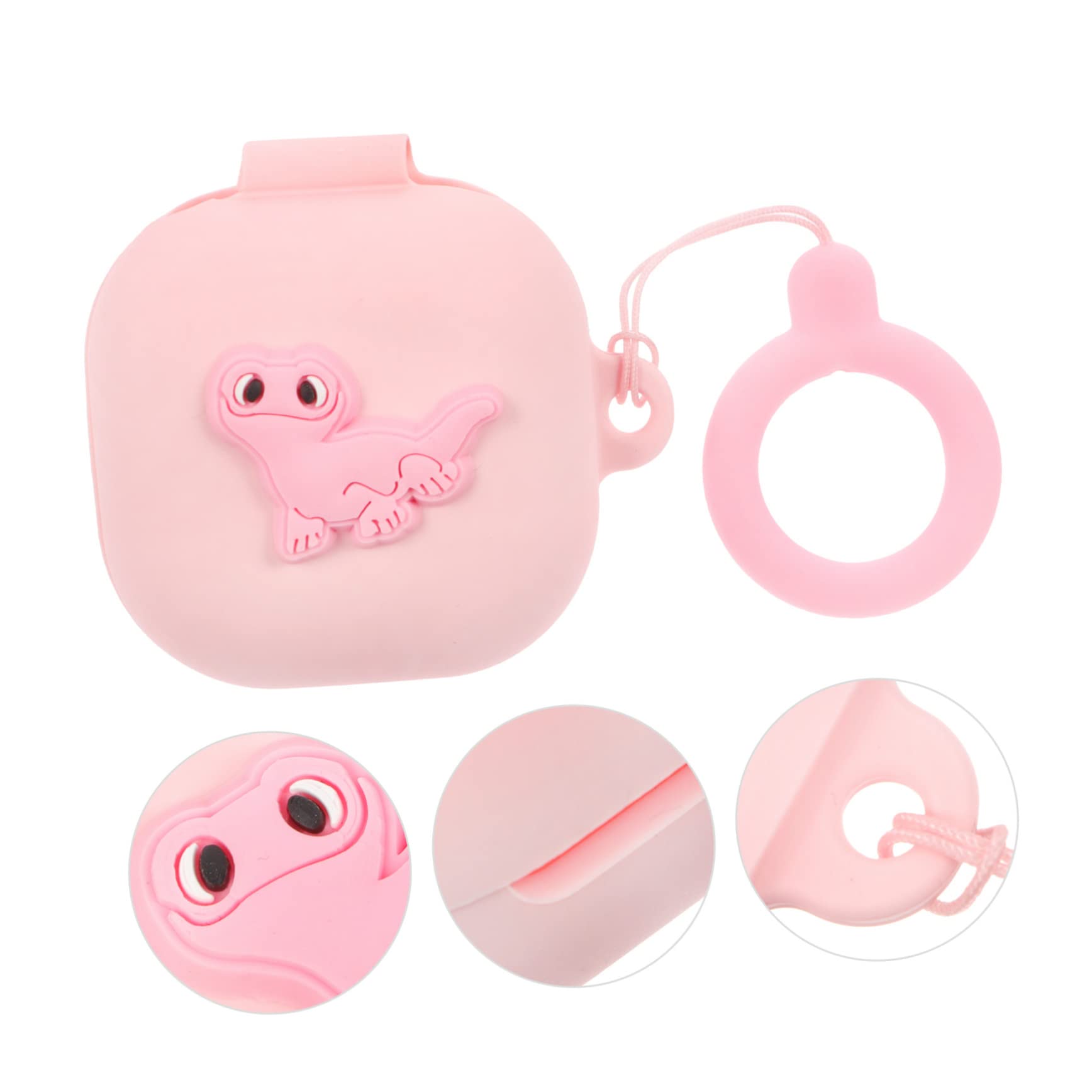 DOITOOL 1pc Hard Silicone Earphone Case Cover - Cartoon Design Headset Protection Cap for AirPods, Earbuds | Durable & Cute Accessory for Travel, Work, Gym