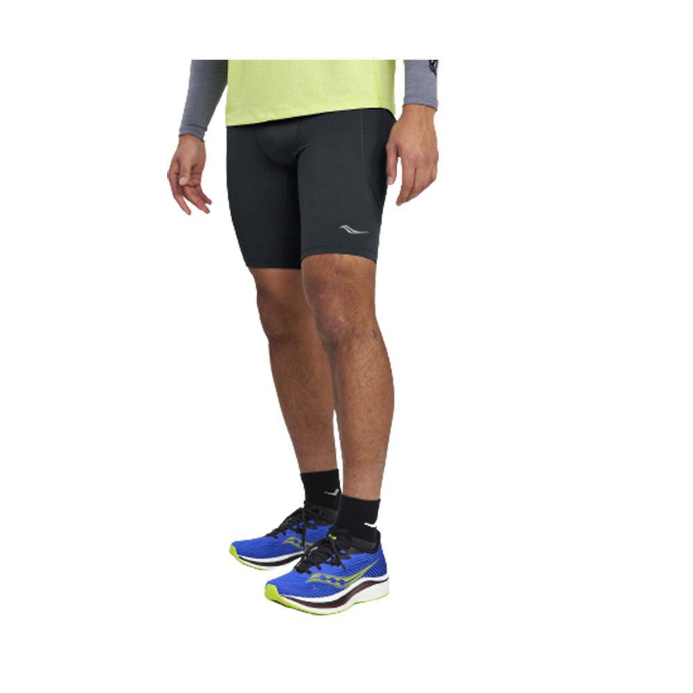 Men's Saucony Bell Lap Running Shorts - Lightweight & Breathable for Jogging, Gym, and Workout | Perfect for Marathon Training & Outdoor Sports