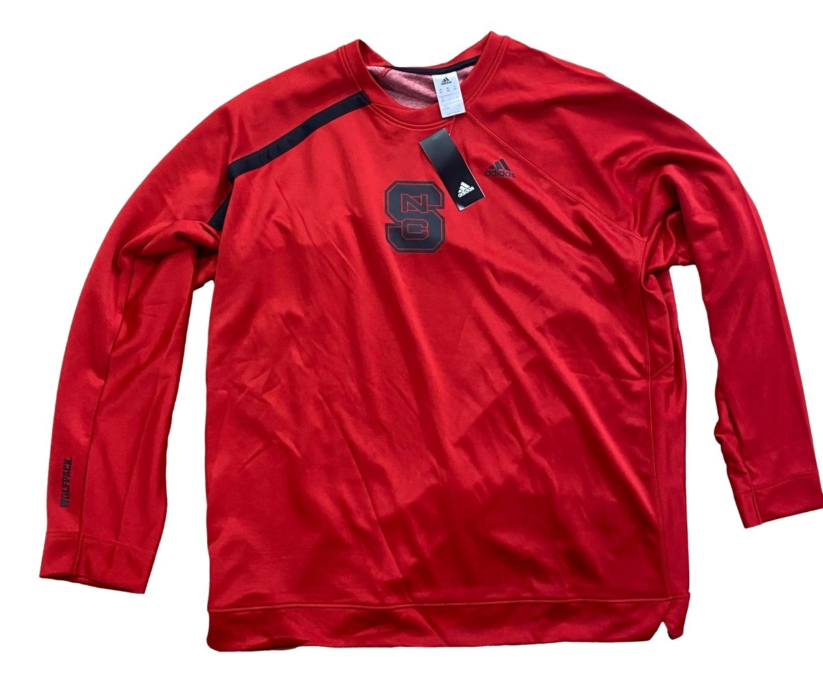 Adidas NC State Wolfpack Long Sleeve T-Shirt for Men & Women - Comfortable Cotton Jersey - Perfect for Game Day, Tailgating & Casual Wear