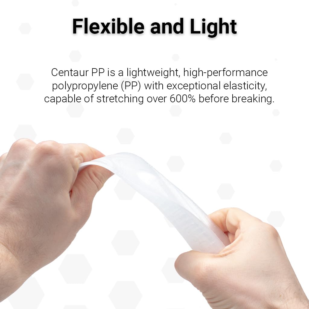 Premium PP Filament Centaur - 2.85mm, 1500g, Black - High-Quality 3D Printer Filament for Industrial Prototyping, Functional Parts & Durable Prints