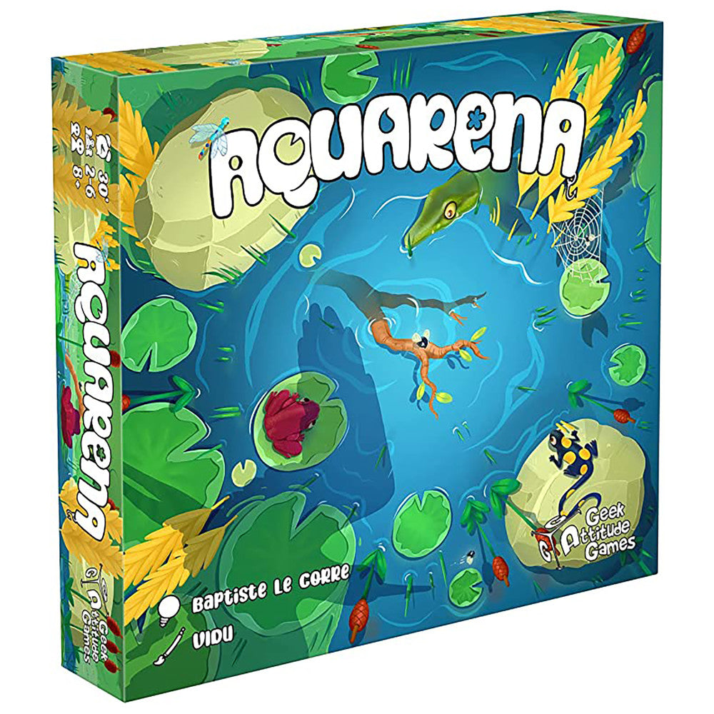 Aquarena Strategic Pond Ecosystem Board Game - Family Fun Educational Game for Kids & Adults - Perfect for Parties, Classroom Learning & Game Nights