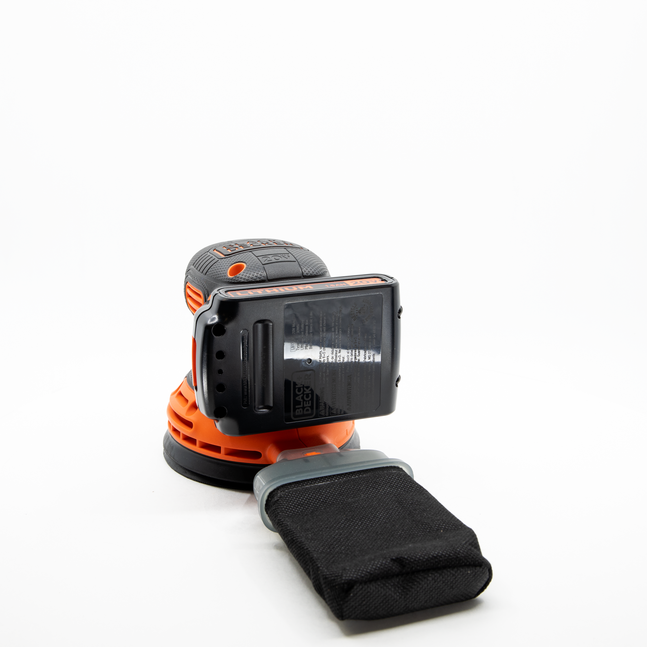 20V MAX* Cordless Random Orbital Sander - Lightweight & Powerful Electric Sander for Woodworking, Sanding, and DIY Projects - Perfect for Furniture Refinishing and Home Renovation
