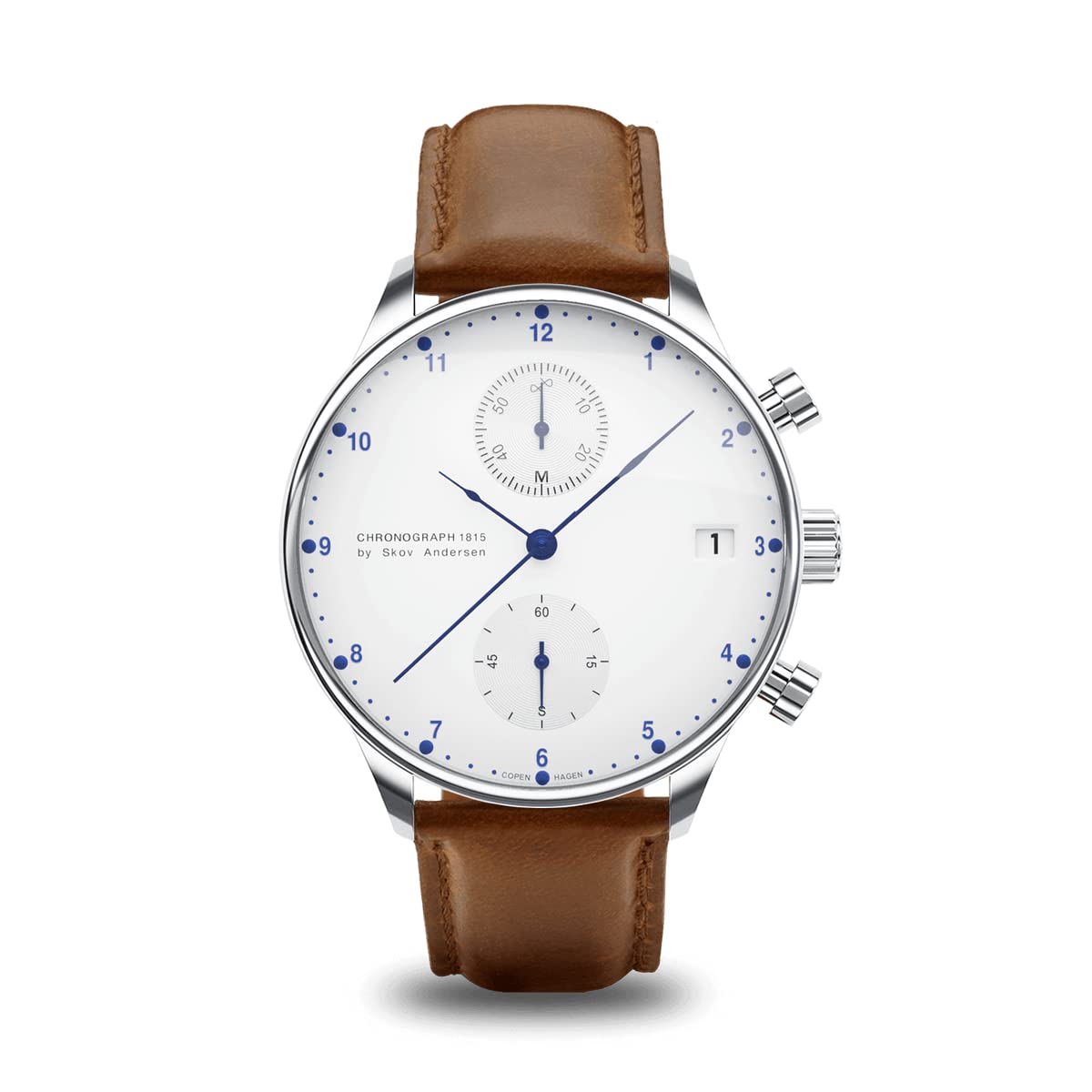 1815 Chronograph Men's Watch - Stainless Steel Analog Waterproof Wristwatch for Business, Casual & Outdoor Activities