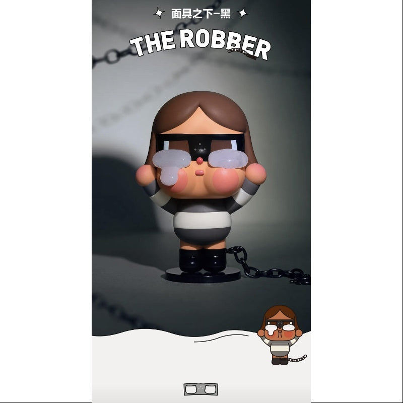 Crybaby Crying Again Series The Robber - Emotional Support Plush Toy for Kids & Collectors | Perfect for Stress Relief, Gift Giving, and Anime Merchandise Display