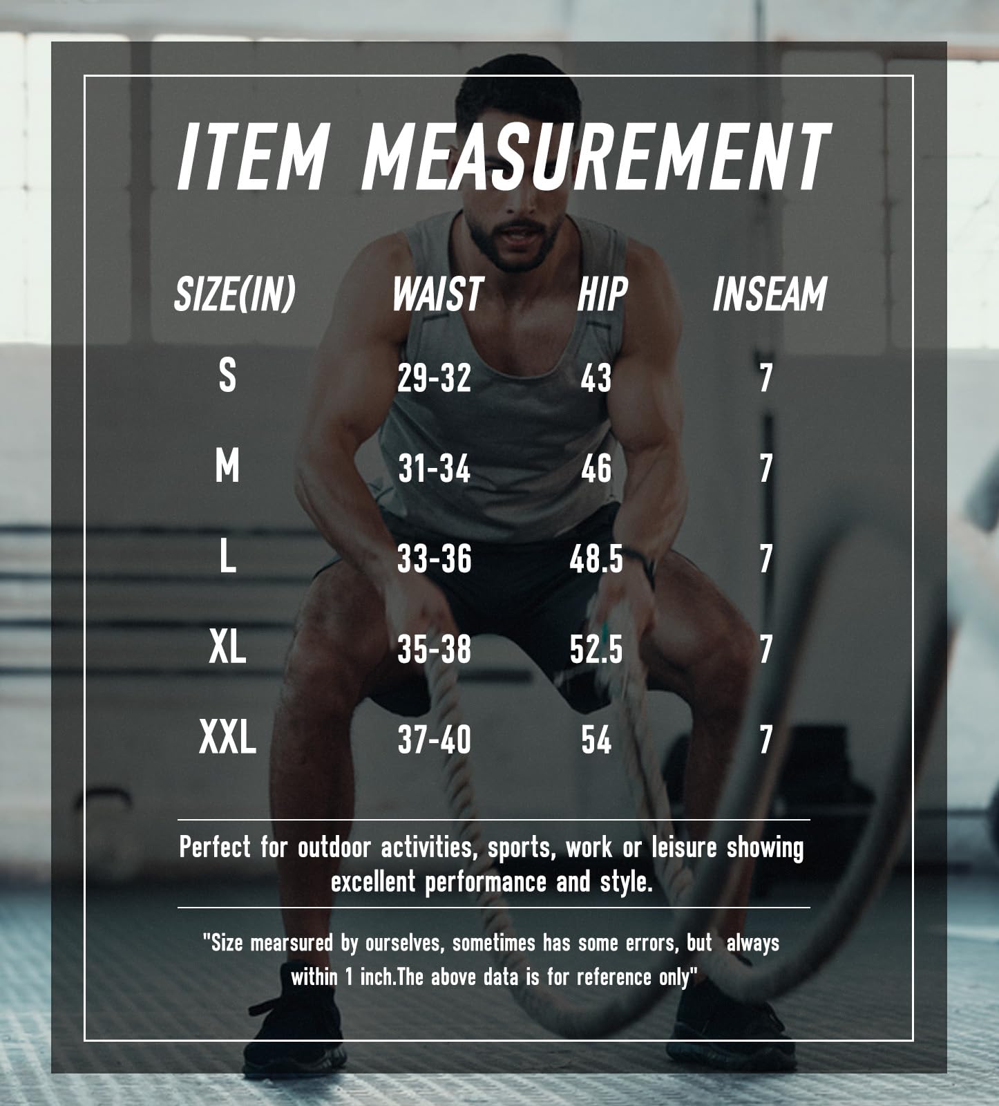 Aolesy Men's 2-in-1 Quick Dry Running Shorts 5