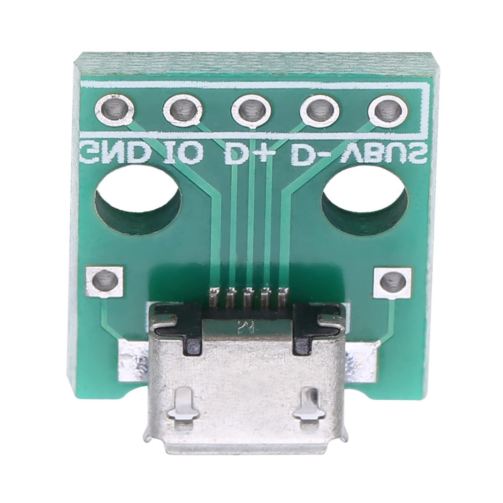 10PCS Micro USB Female to DIP Adapter Board - 5 Pin 2.54mm Pitch Converter for DIY Projects, USB Power Supply & Breadboard Prototyping | Perfect for Arduino, Raspberry Pi & Electronics Development
