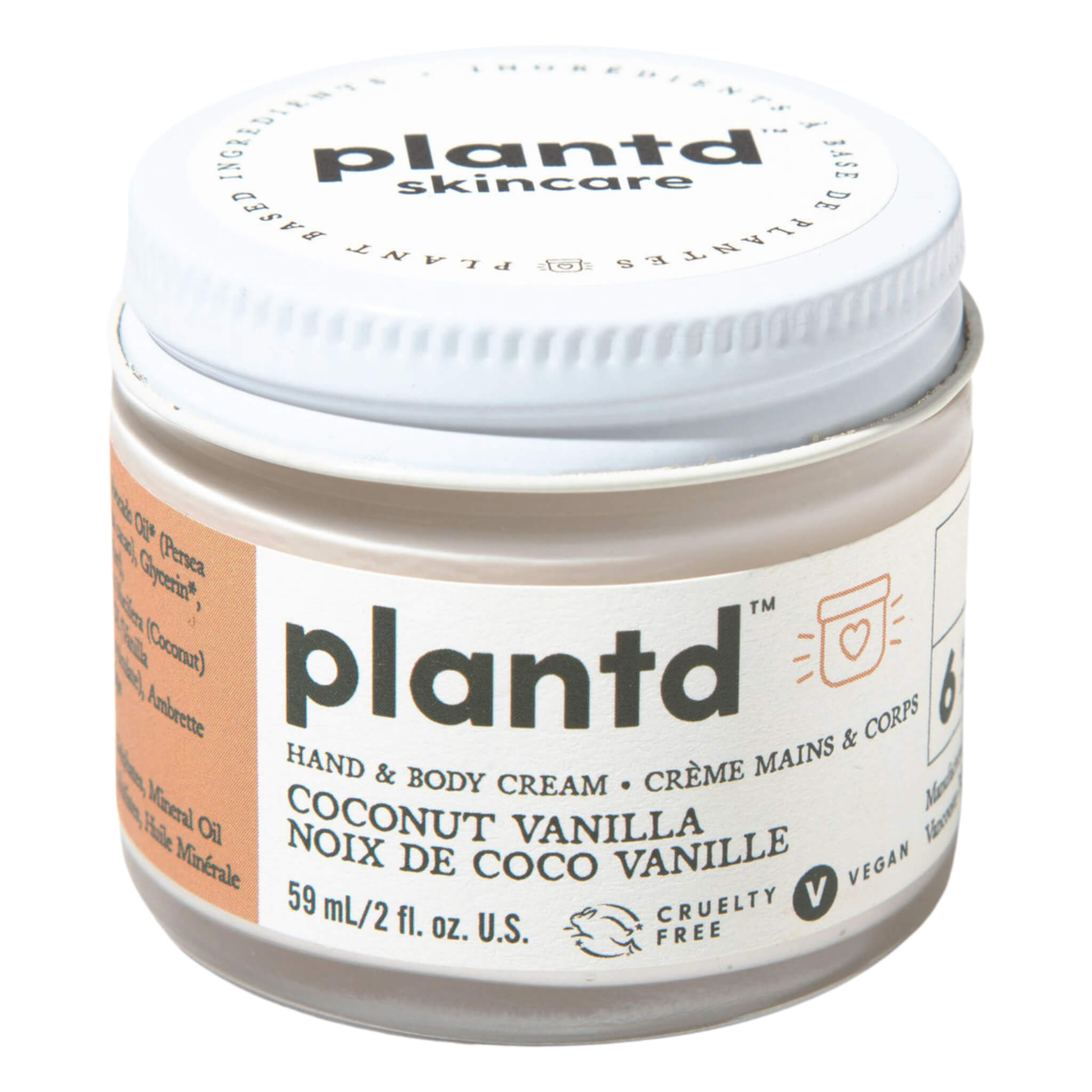 Vacay Hydrating Hand & Body Cream - Moisturizing Lotion for Dry Skin with Shea Butter & Coconut Oil - Perfect for Travel, Home & Office Use
