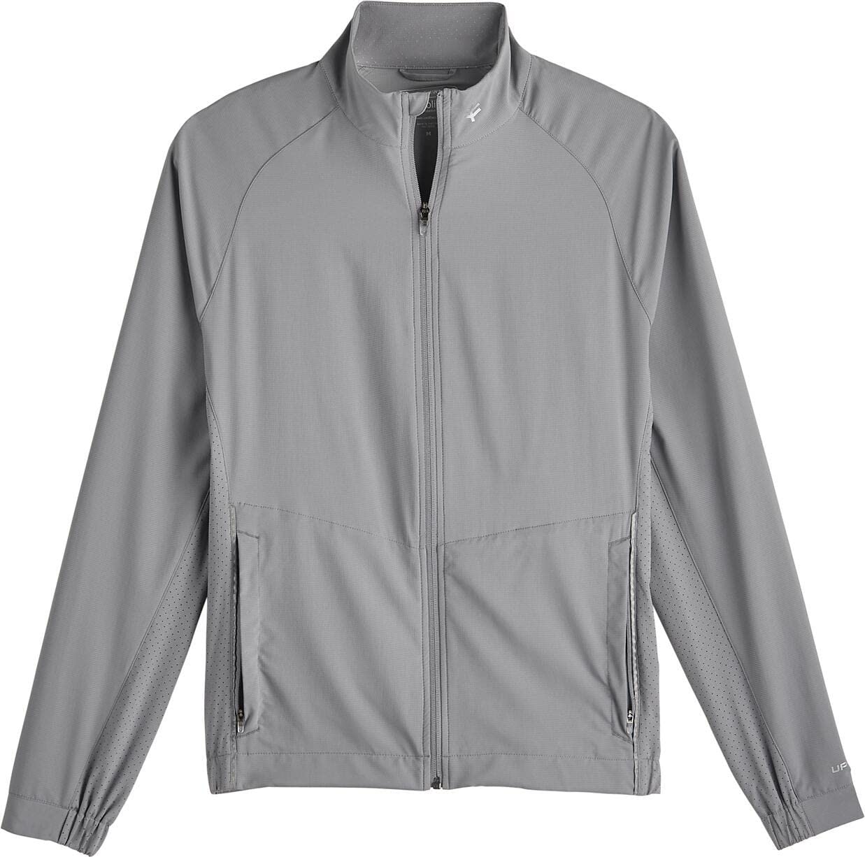 Coolibar UPF 50+ Sun Protective Men's Outpace Sport Jacket - Lightweight Breathable UV Protection for Hiking, Running & Outdoor Activities