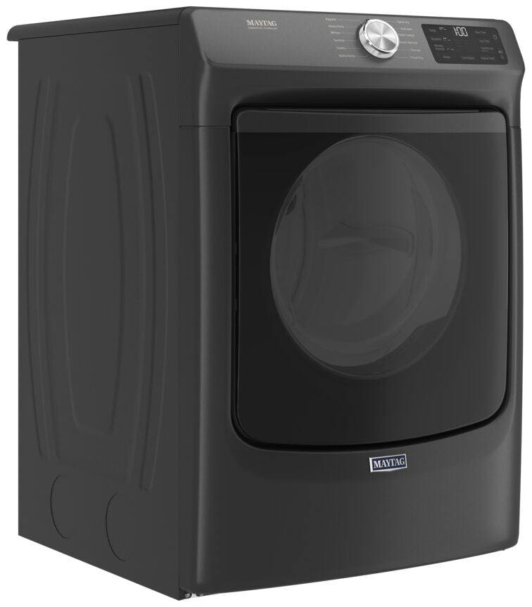 Maytag MGD6630MBK 7.3 cu. ft. Gas Dryer - Volcano Black, Extra Power & Quick Dry Cycle for Large Loads | Perfect for Family Laundry & Heavy-Duty Use