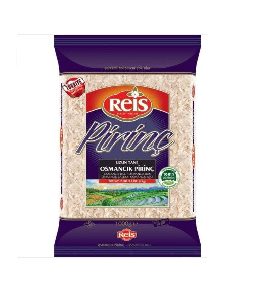 Premium Osmancik Rice - 2.5kg (5.5lb) Long Grain Turkish Rice - Perfect for Pilaf, Rice Dishes & Mediterranean Cuisine