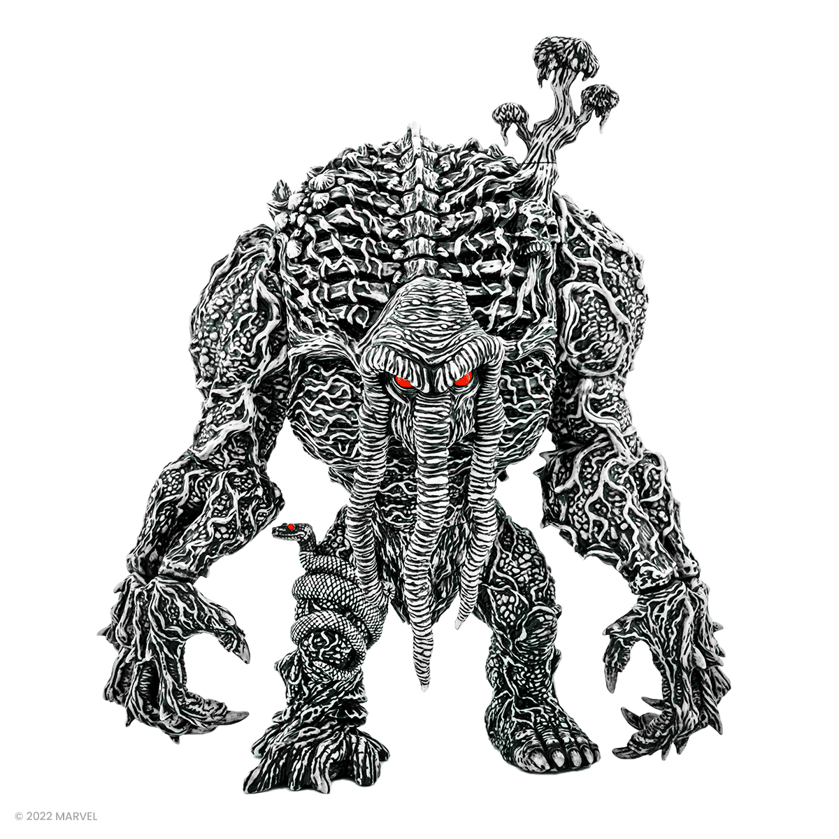 Man Thing Designer Vinyl Figure - Pen & Ink Variant SDCC Exclusive Collectible Toy for Marvel Fans & Comic Con Enthusiasts | Perfect for Display, Gift Giving & Pop Culture Collections