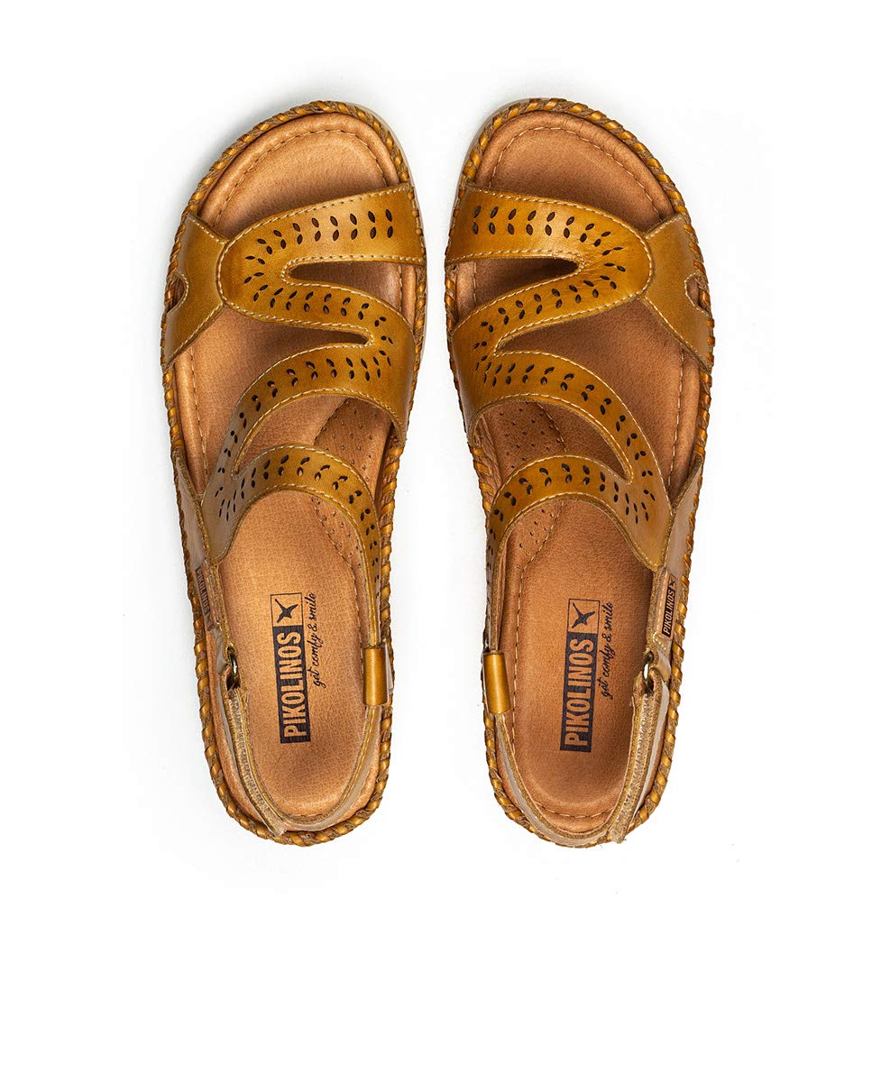 PIKOLINOS Women's Altea Leather Wedge Sandals - Comfortable & Stylish Summer Shoes for Beach, Travel & Casual Outings