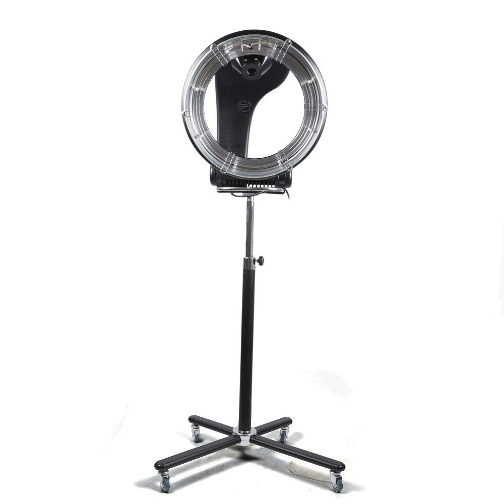 Professional 3-in-1 UFO Orbiting Infrared Hair Dryer & Steamer - 850W 110V Salon-Grade Color Processor with 360° Rotation for Home & Spa Use - Perfect for Hair Styling, Deep Conditioning & Color Treatment