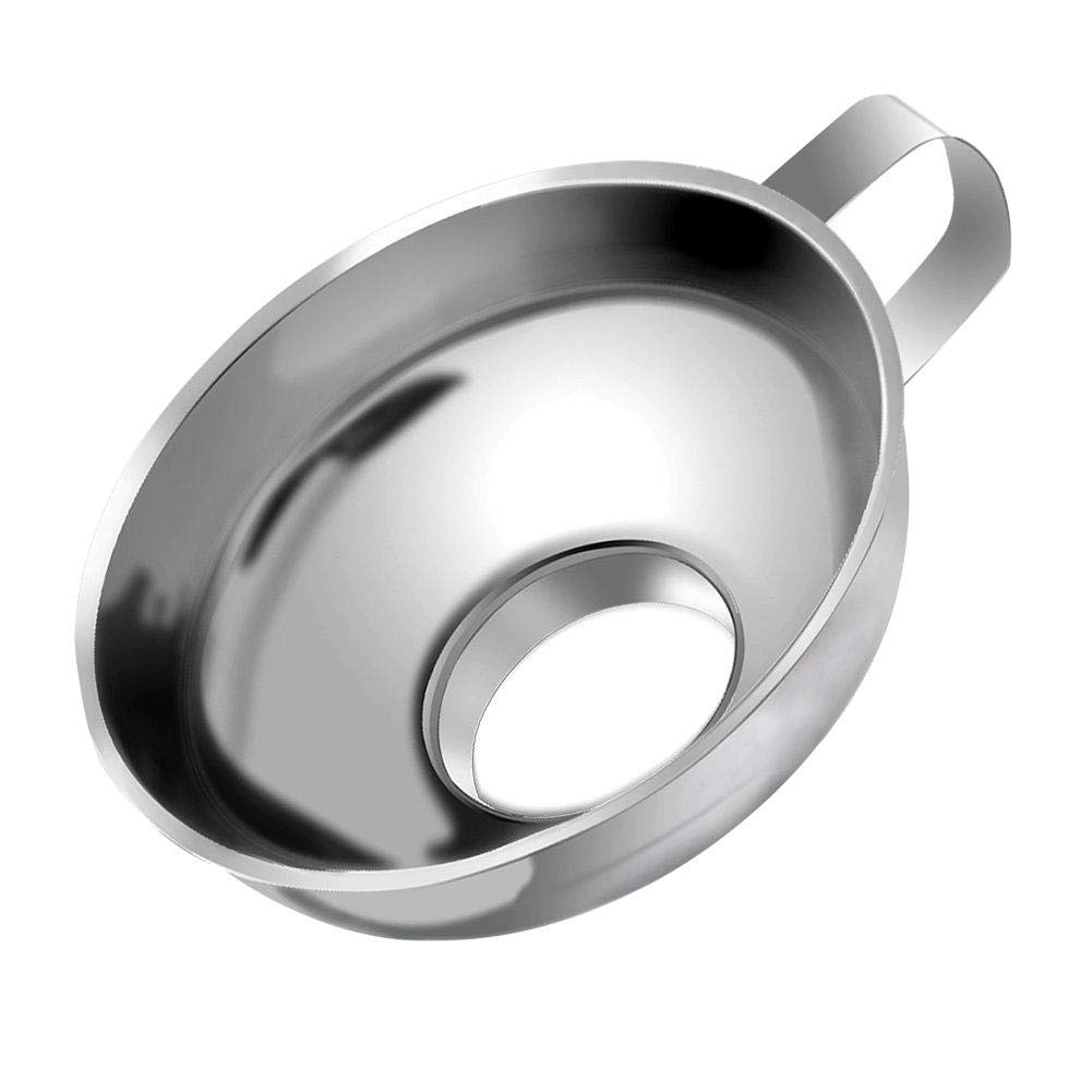 2023 Premium Stainless Steel Canning Funnel for Wide & Regular Mouth Mason Jars - Large Kitchen Funnel with Handle for Liquids, Dry Ingredients - Perfect for Home Canning, Preserving, Baking & Cooking