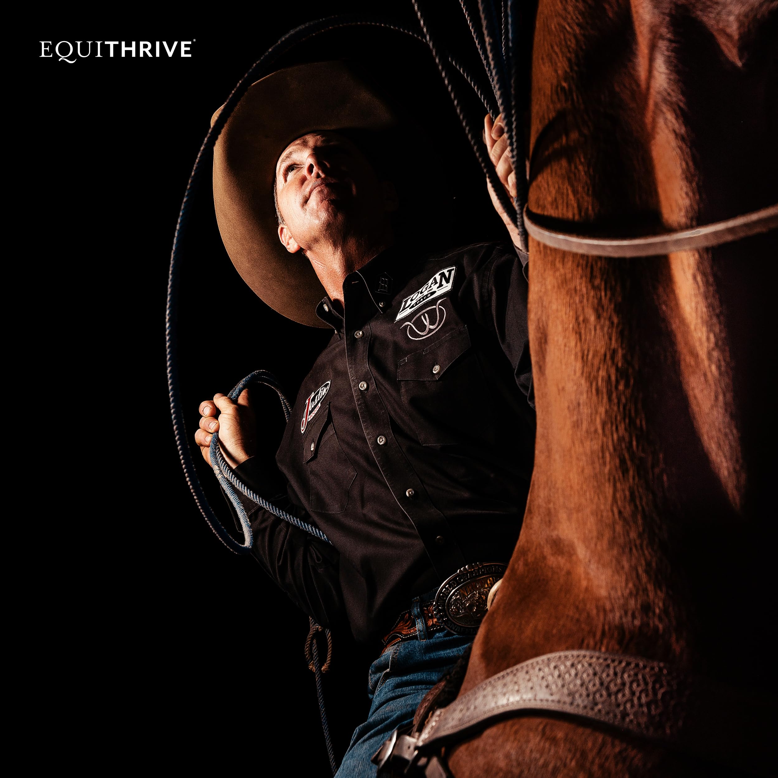 Equithrive Original Joint Supplement Powder for Horses - Resveratrol & Hyaluronic Acid Formula - 2 lb Bag - Supports Mobility & Joint Health - Ideal for Performance Horses & Senior Equine Care