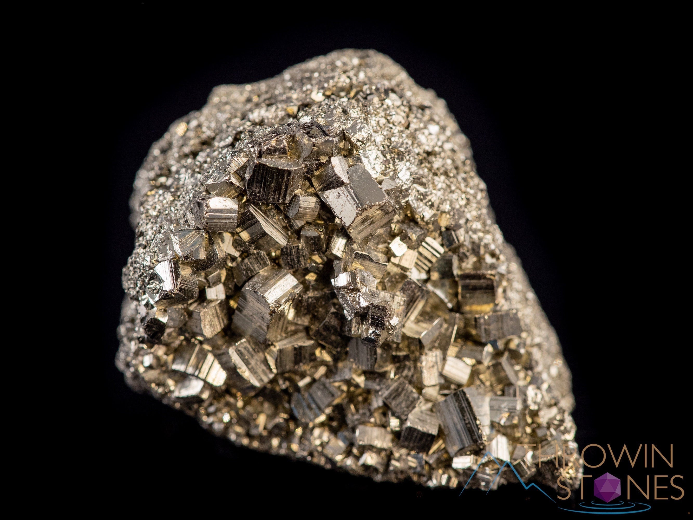 Natural Pyrite Raw Crystal Cluster - Healing Stone for Home Decor, Feng Shui, Meditation & Housewarming Gift | Perfect for Office Desk, Living Room & Spiritual Space