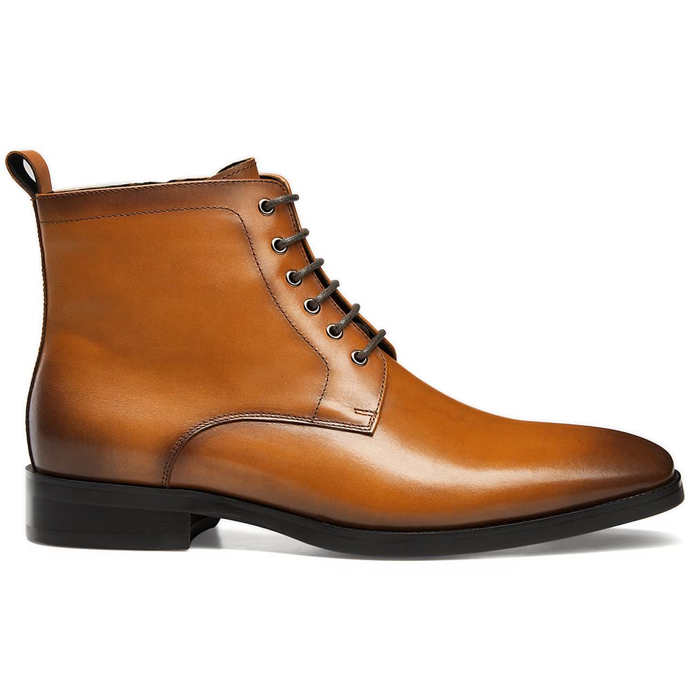 Premium Men's Chukka Boots - Genuine Leather Dress Oxford & Chelsea Boots for Business & Casual Wear - Ideal for Office, Date Night & Outdoor Events
