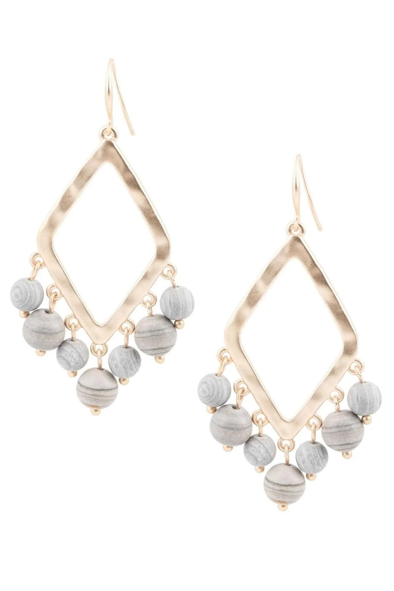Sparkling Beaded Diamond Dangle Earrings for Women - Elegant Party & Wedding Jewelry Gift