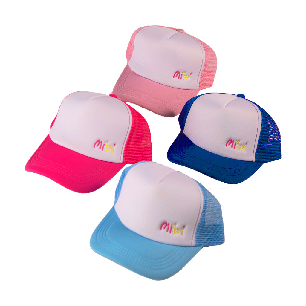 Mibi Kids Polyester Baseball Cap - Adjustable Pink Hat for Boys & Girls - Perfect for Outdoor Sports, School, and Sun Protection