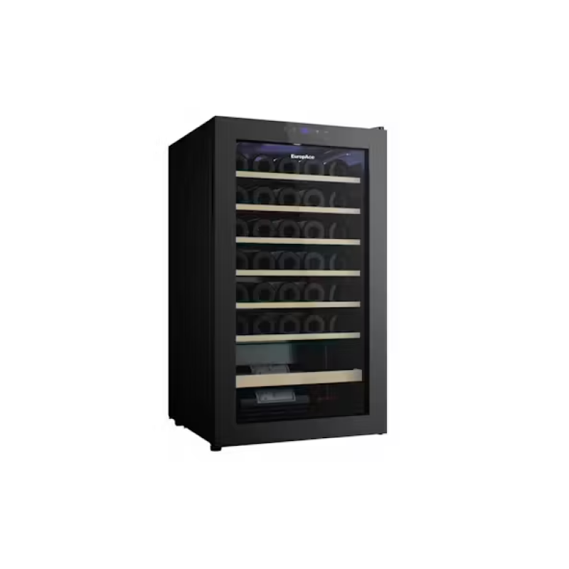 Europace EWC3362DGY 36 Bottle Dual Zone Wine Cooler Refrigerator - Perfect for Home Bars, Restaurants & Wine Cellars