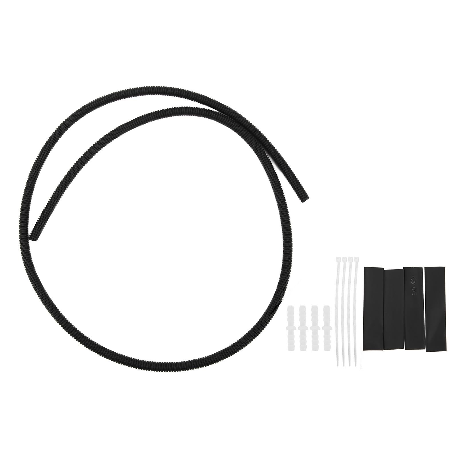 Universal Car Windshield Washer Hose Kit - 4 Connectors & 4 Heat Shrink Tubes Included | Fits Most Vehicle Models | Easy Installation for Water Pump & Nozzle Connection | Perfect for DIY Car Maintenance & Windshield Cleaning System Repair