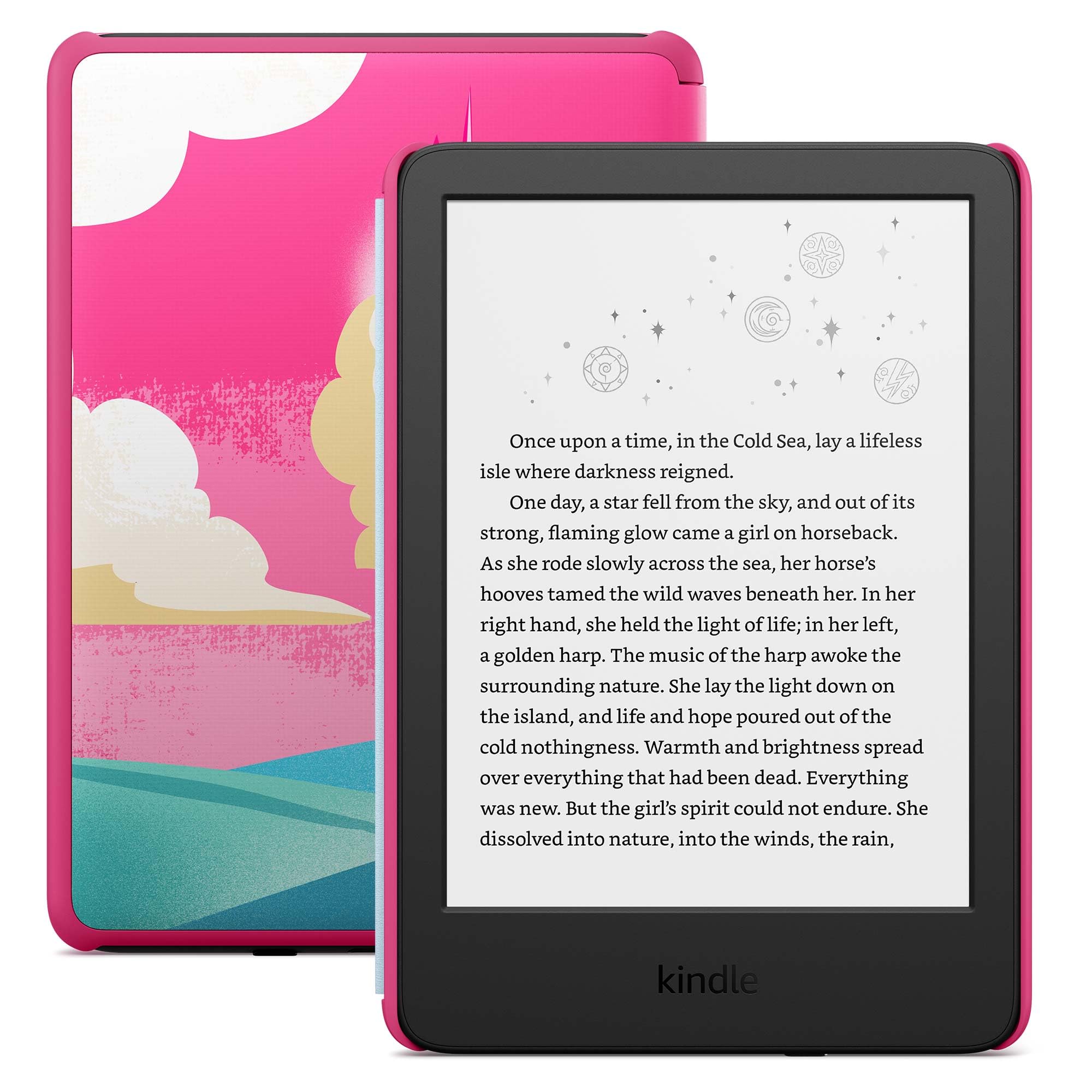 Amazon Kindle Kids (16 GB) - Durable Kids E-Reader with Free Replacement, Ad-Free Books & Protective Cover - Glare-Free Display & Fast Page Turns - Unicorn Valley Design - Perfect for Reading, Learning & Travel