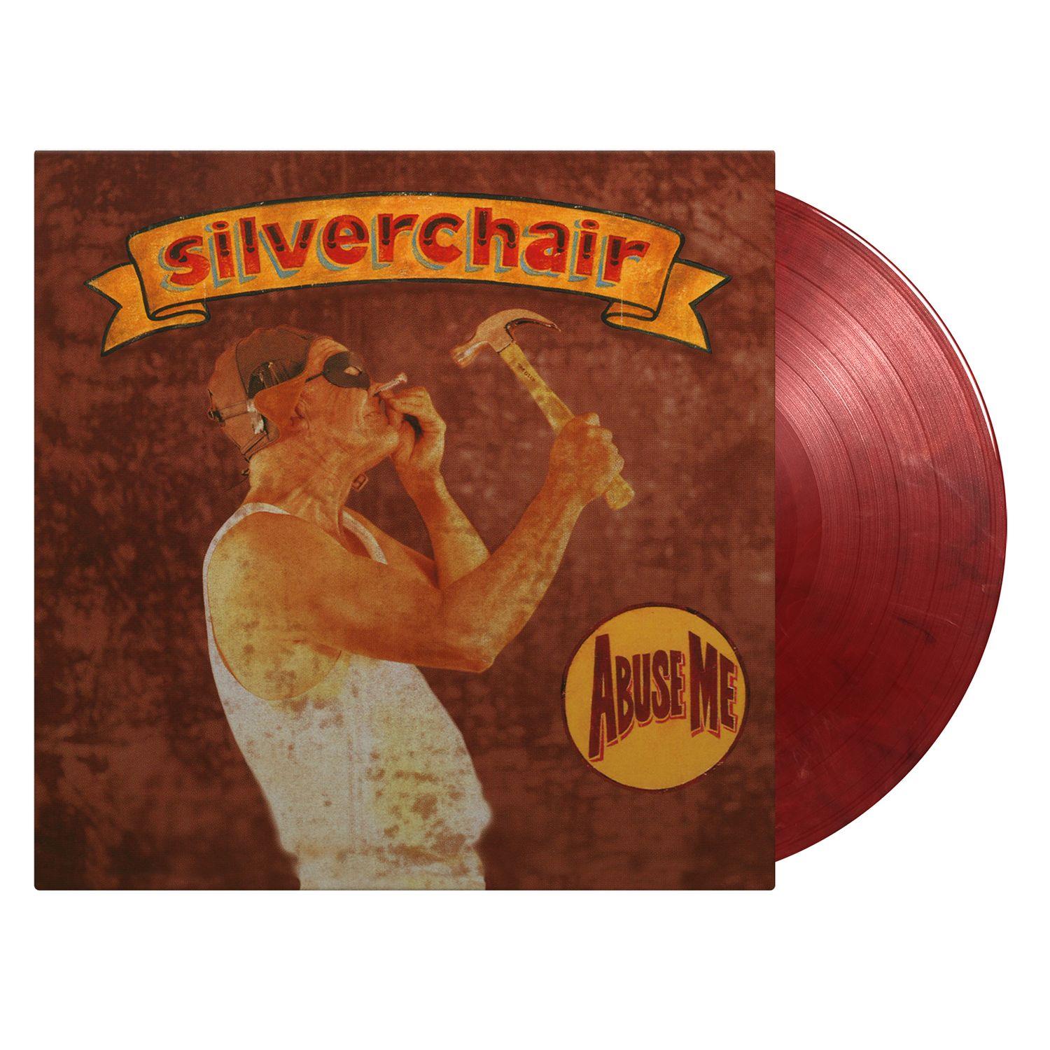 Abuse Me Limited Edition 12-Inch Vinyl Record - Black & White Translucent Red Marble Swirl | Collector's Item for Music Enthusiasts & DJs | Perfect for Home Listening & Record Collections