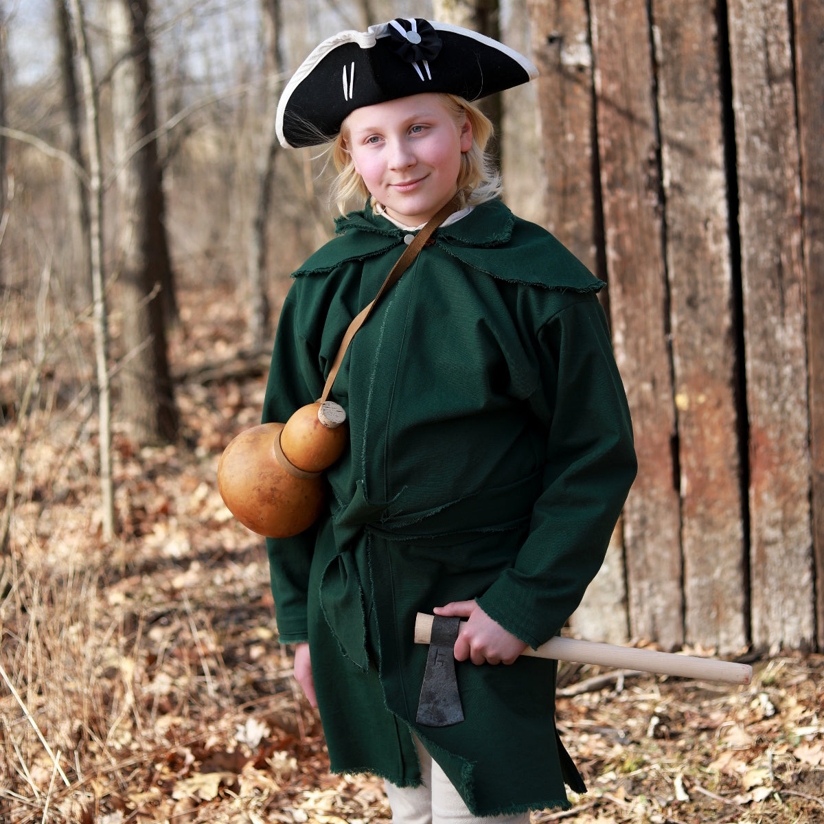 Boys' Hunting Frock Coat - Waterproof Camo Jacket for Outdoor Adventures, Hunting & Camping - Perfect for Boys' Wilderness Exploration and Cold Weather Protection