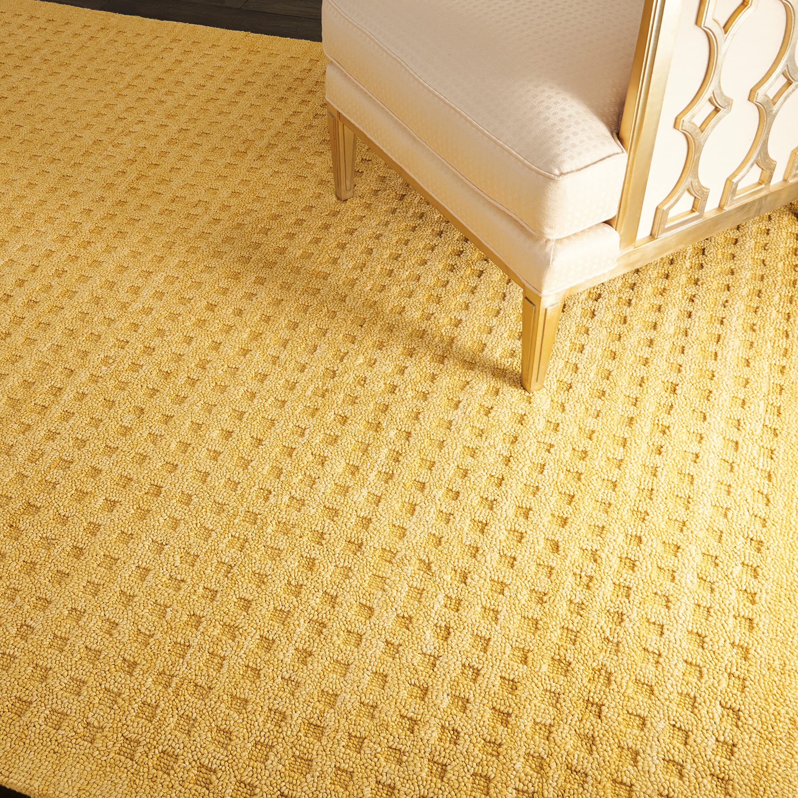 Nourison Perris Solid Gold 6'6