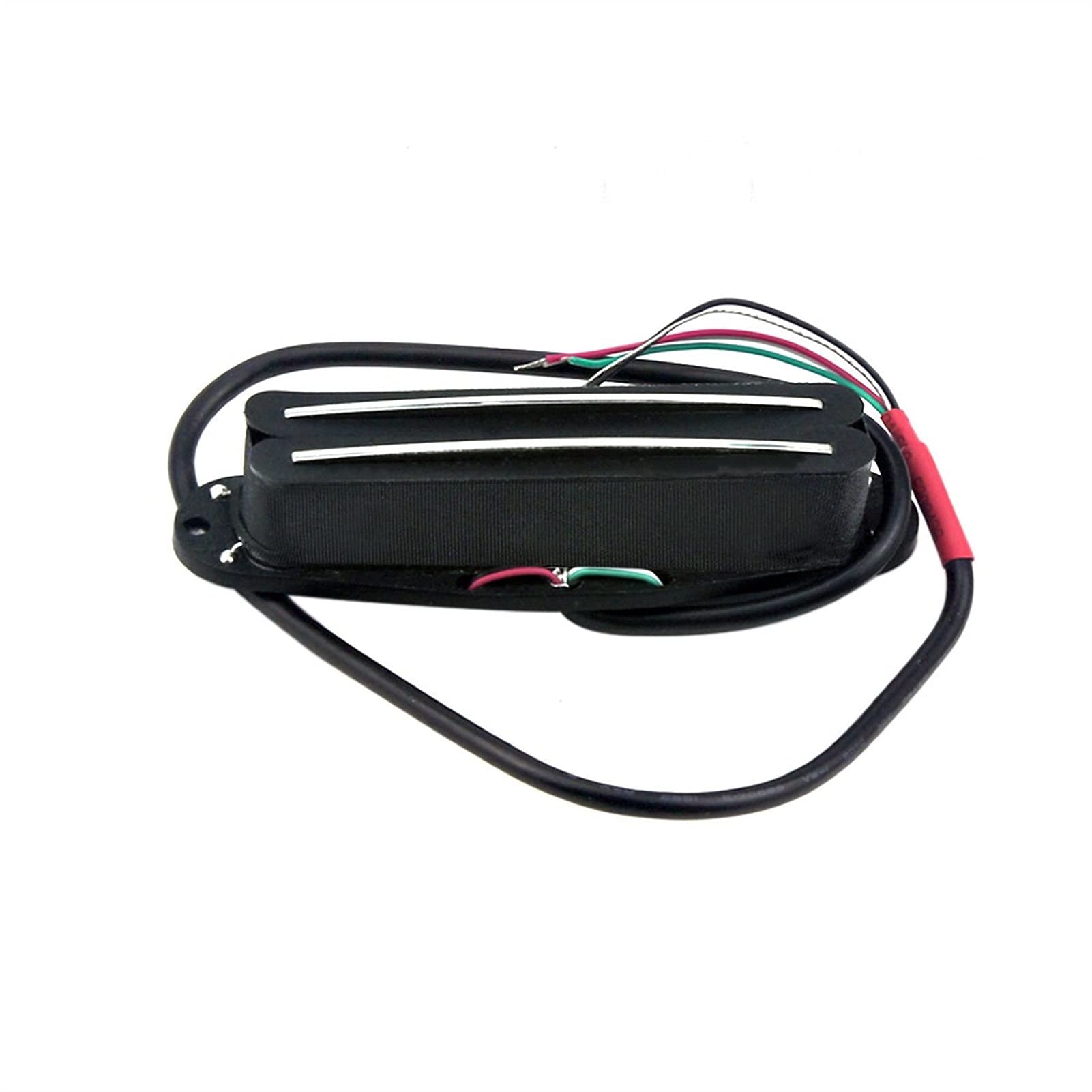 Alnico 5 Dual Hot Rail Humbucker Pickup - Double Coil Guitar Pickup for Bridge Position | High Output Black Pickup for Rock/Metal Guitarists | Perfect for Electric Guitar Upgrades & Replacement Parts
